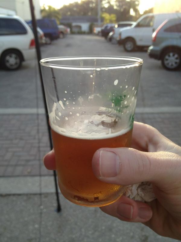 Sarasota Brewing Co.'s India Pale Ale. (Staff photo / Alan Shaw)