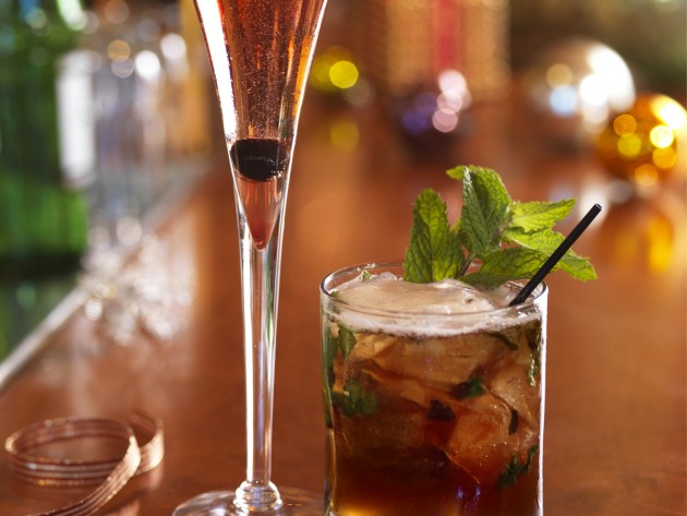 Haute Holiday (left) and Merry Mint Spice (right) at Fleming's.