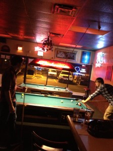 Tink's is outfitted with five TVs, an NFL package, two pool tables, a 12-seater bar, high-top tables, darts, a Golden Tee golf game and a digital jukebox.