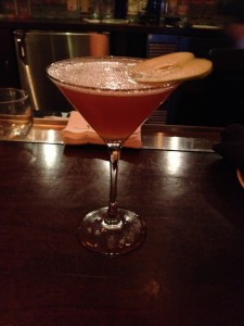 Red-Headed Apple martini at Roy's.
