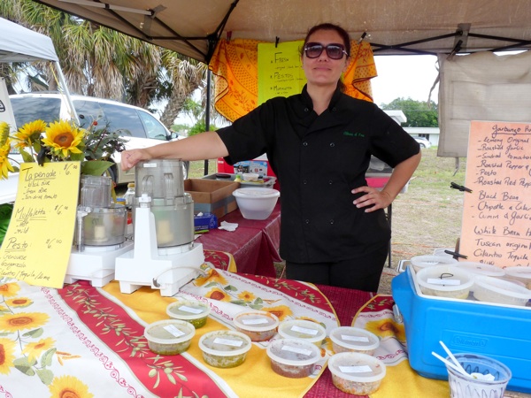 OLIVE WHAT SHE'S HAVING: Olives 4 You's Stephanie Brocardi at the Phillippi Farmhouse Market / COOPER LEVEY-BAKER
