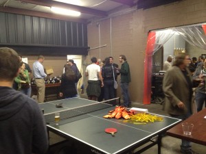 Getting ready for the panel discussion at Southern Brewing and Winemaking in Tampa on March 8. (Staff photo / Alan Shaw)