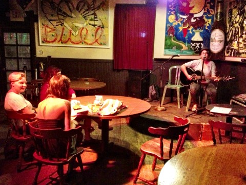 Kenra Whyte was an indefatigable open mic host, lending multiple sets to an evening of multiple eargasms.