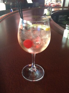 Happy hour is from 3 to 7 p.m. daily with discounted drafts, well drinks and wines. Also, try the peach sangria, a new summer item.