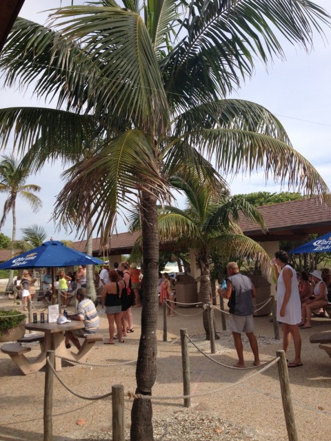 Call in an advance order right from your lawn chair or brave the winding line to the counter.