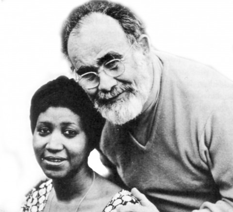 Jerry Wexler and Aretha Franklin, circa 1967.