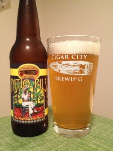 Cigar City Brewing Patio Pils. (Staff photo / Alan Shaw)