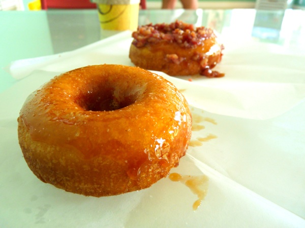 The caramel sea salt at Anna Maria Donuts / COOPER LEVEY-BAKER