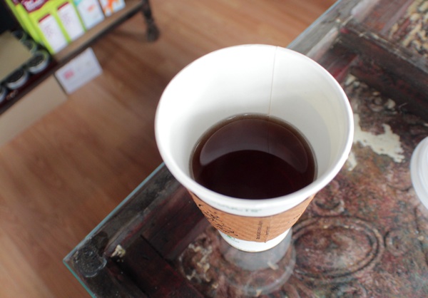 A cup of Tea House tea / COOPER LEVEY-BAKER