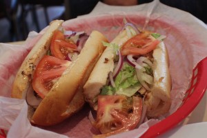 Walsh's chicken cheese steak hoagie / COOPER LEVEY-BAKER