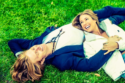 Travis Clark with Jenny Robinson
