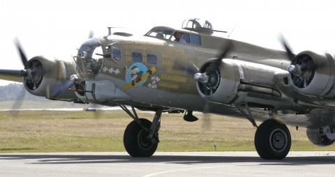 Wings of Freedom B17 Merlin Ocala Star Banner