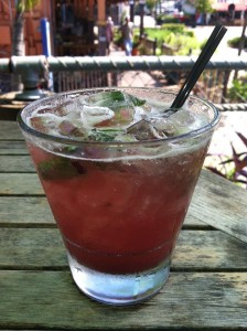 Berry Bourbon Smash.