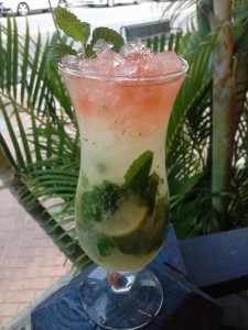 Classic mojito with bitters.