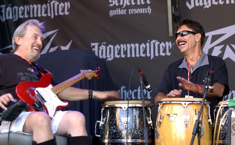 Dangerous Dan Toler and Chaz Trippy jams with the Tucci Band. Over 30,000 people attended the 14th Annual Thunder By the Bay Motorcycle Festival in downtown Sarasota. The Festival continues today (Sunday) and benefits the Suncoast Charities for Children.Over 30,000 people attended the 14th Annual Thunder By the Bay Motorcycle Festival in downtown Sarasota. The Festival continues today (Sunday) and benefits the Suncoast Charities for Children. (Jan. 07, 2011; Herald-Tribune staff photo by Thomas Bender) Thomas Bender Publication Date: March 7, 2013